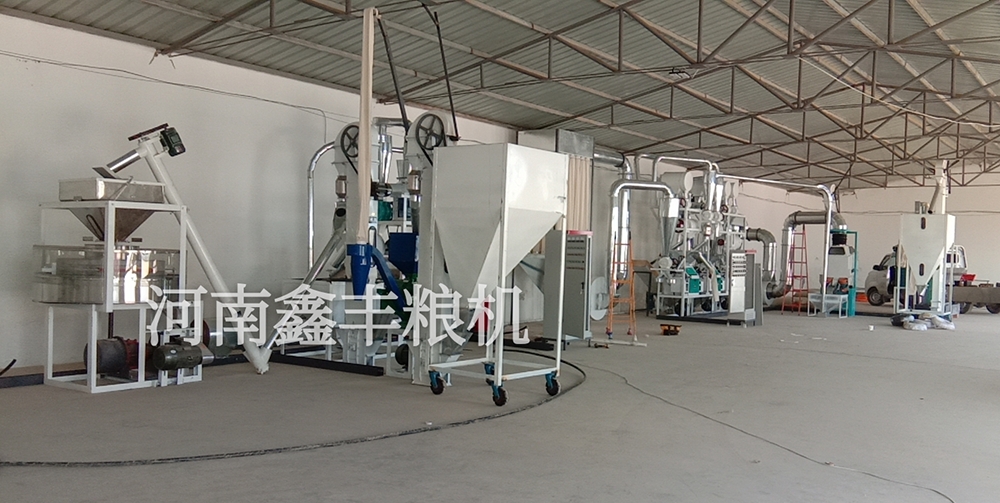 甘肅慶陽面粉機(jī)械安裝案例